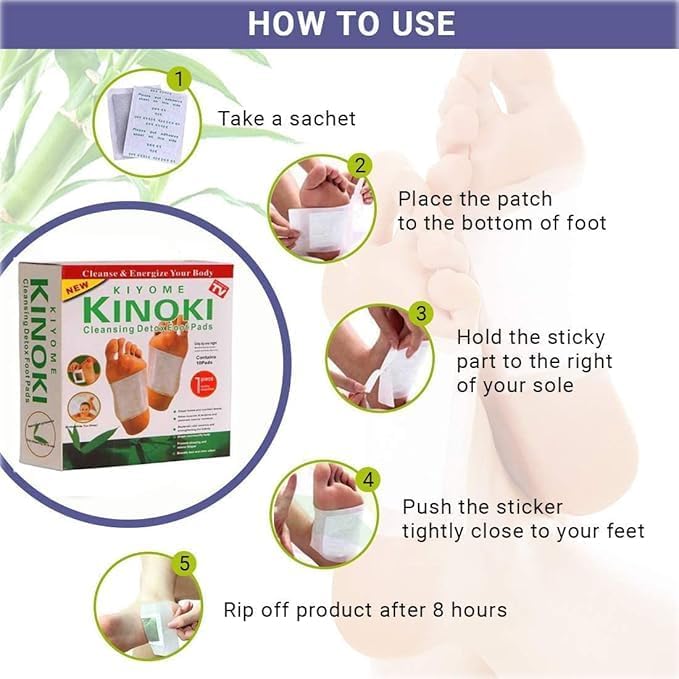 Kinoki Cleansing Detox Foot Patches