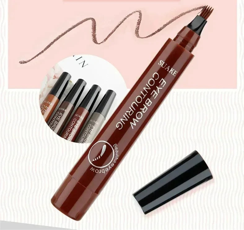 4 Tip Waterproof Eyebrow Pen