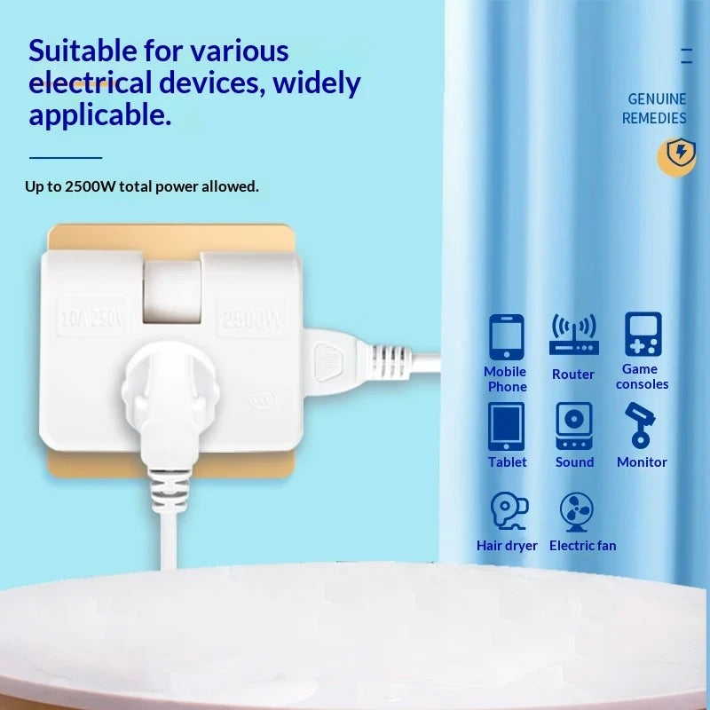 3-in-1 Smart Socket 180 Degree Rotatable