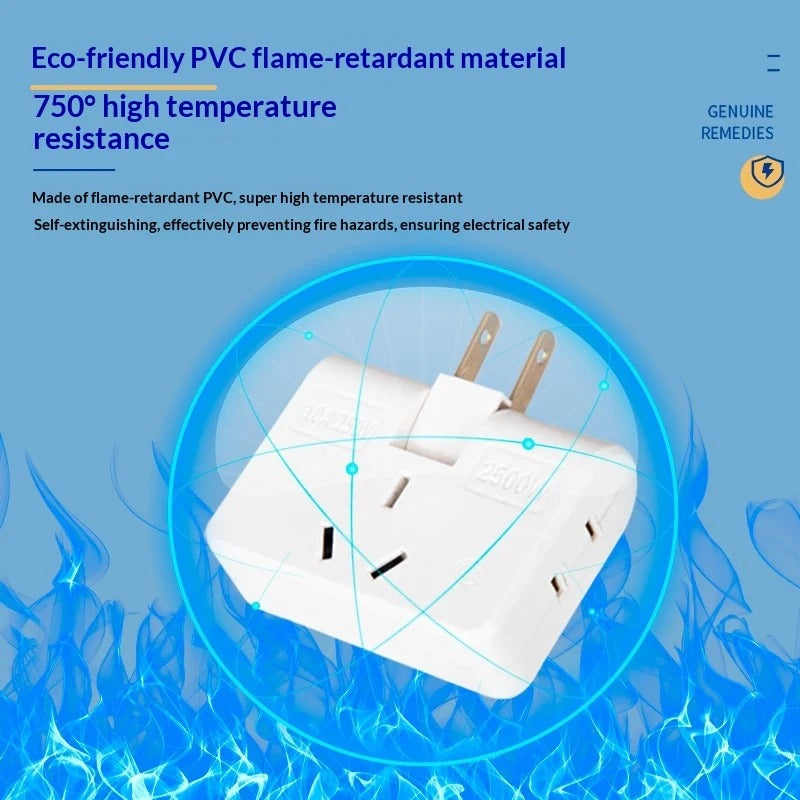 3-in-1 Smart Socket 180 Degree Rotatable