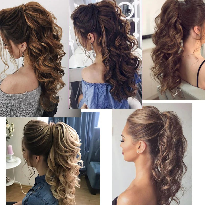 Synthetic Hair Extensions Ponytail