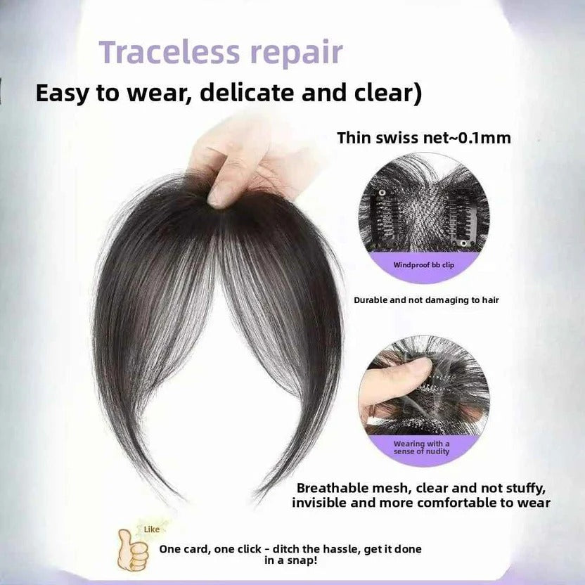 Front Matte Hair Invisible Bangs